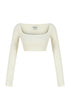 Square Collar Crop Top